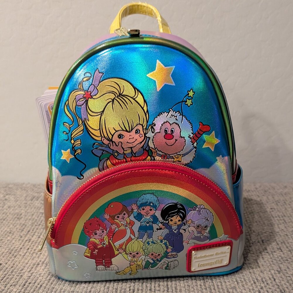 Loungelfy Rainbow Brite Exclusive The Color Kids Light Up Mini Backpack